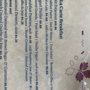 Julienne - Menu says pastry is included in the breakfast, but then they charged me for it on the bill - New American Near Me - San Marino, California Julienne - Menu says pastry is included in the breakfast, but then they charged me for it on the bill - New American Near Me - San Marino, California
