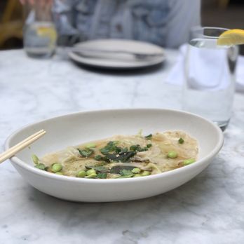 True Food Kitchen - Edamame Dumplings - Vegetarian Near Me - Pasadena, California True Food Kitchen - Edamame Dumplings - Vegetarian Near Me - Pasadena, California