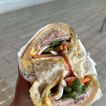 Saigon Deli - Combination banh mi with vegetables - Vietnamese Near Me - Carrollton, Texas