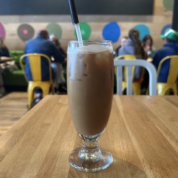 True Food Kitchen - Iced Latte - New American Near Me - Palo Alto, California True Food Kitchen - Iced Latte - New American Near Me - Palo Alto, California