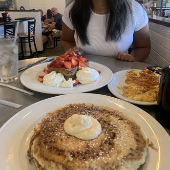 The Jagged Fork - Cinnamon Swirl & Strawberry Shortcake, side hash browns - Breakfast & Brunch Near Me - Ann Arbor, Michigan The Jagged Fork - Cinnamon Swirl & Strawberry Shortcake, side hash browns - Breakfast & Brunch Near Me - Ann Arbor, Michigan