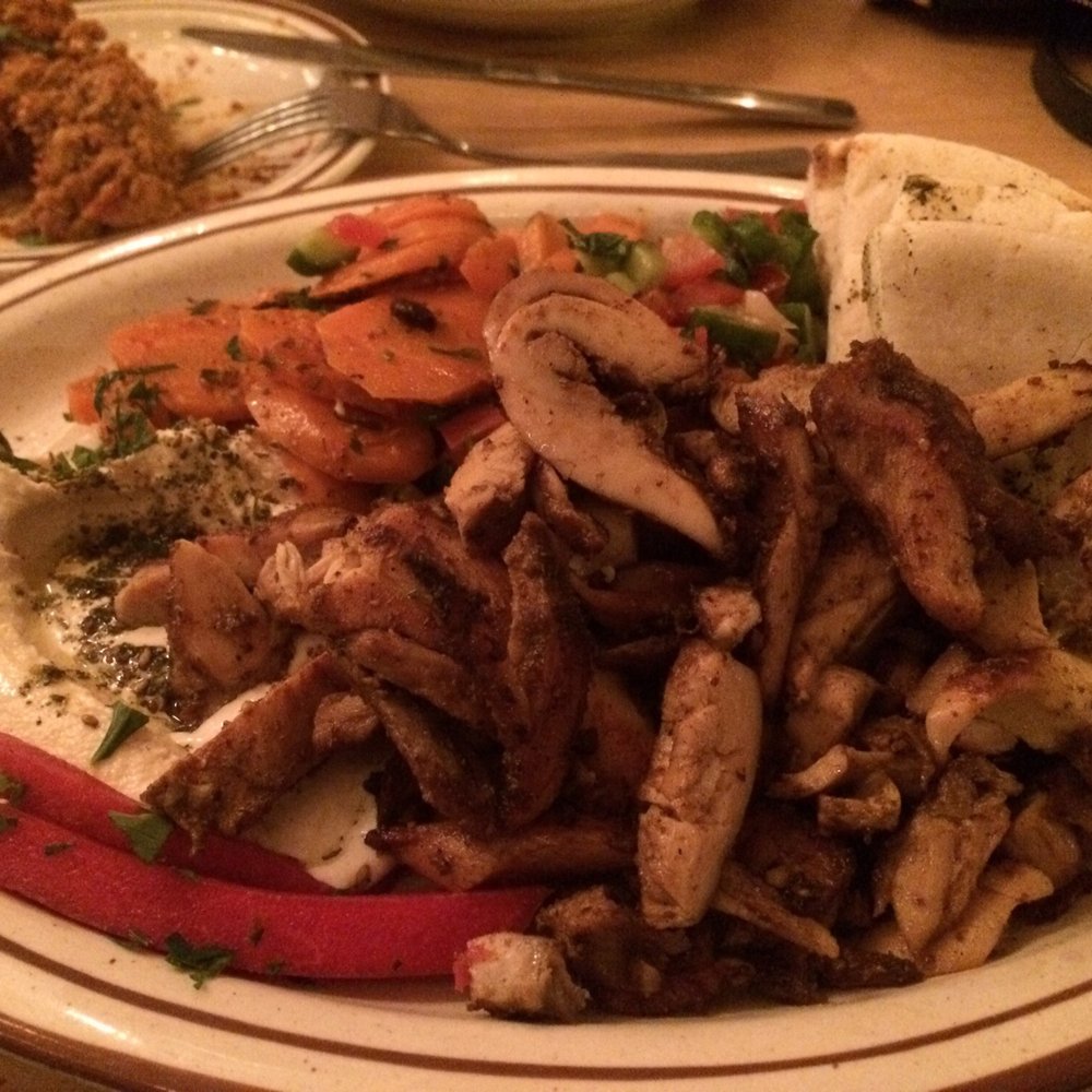 Sumac - Chicken shawarma plate. Very generous portions but I would trade some chicken in for some garlic aioli - Middle Eastern Near Me - Montreal, Quebec Sumac - Chicken shawarma plate. Very generous portions but I would trade some chicken in for some garlic aioli - Middle Eastern Near Me - Montreal, Quebec