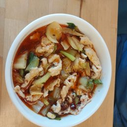 Spicy lovers hotpot with chicken