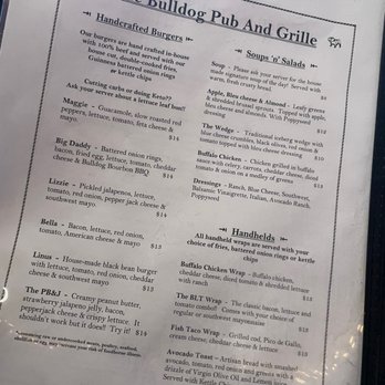 The Bulldog Pub & Grille - Menu as of April 2022 - Gastropubs Near Me - LaGrange, Ohio The Bulldog Pub & Grille - Menu as of April 2022 - Gastropubs Near Me - LaGrange, Ohio