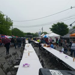 Old Town Keller Krawfish Crawl - Super long line for crawfish