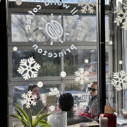 Indoor and outdoor seating - order online and skip the line "grab 'n go"