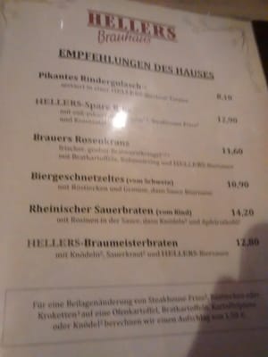 Menu photo 1 Hellers Brauhaus Cologne, NW