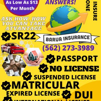 Barua Insurance - Barua Insurance exceeded all my expectations! I was searching for a cheap price and affordable rate after having tickets and an accident - Auto Insurance Near Me - Long Beach, California Barua Insurance - Barua Insurance exceeded all my expectations! I was searching for a cheap price and affordable rate after having tickets and an accident - Auto Insurance Near Me - Long Beach, California