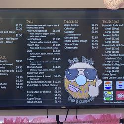 Dan's Donuts, Deli & Desserts - Menu Board May 2025