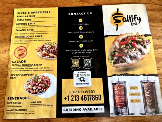 Menu photo 1 Saltify Grill Salt Lake City, UT Menu photo 1 Saltify Grill Salt Lake City, UT