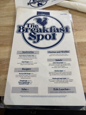 Menu photo 8 The Breakfast Spot Pittsburgh, PA