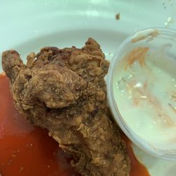 Woodfire Tavern - Looks like it was pre cooked and fried in old oil. Terrible.