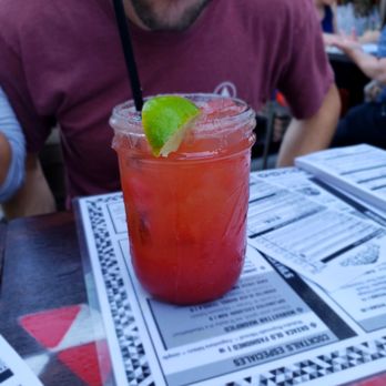 Condado Tacos - Carbonated strawberry margarita..so good! - Bars Near Me - Columbus, Ohio