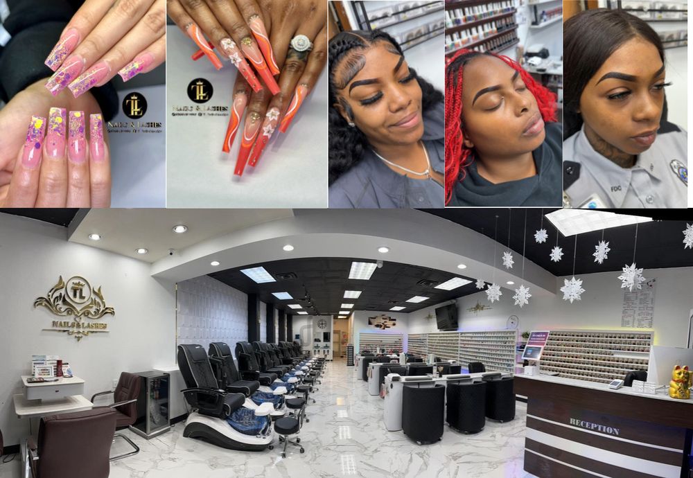Tl nails lashes Logo