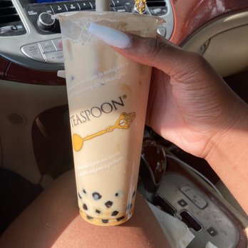 Teaspoon - I got Carmel cream boba - Bubble Tea Near Me - Davis, California