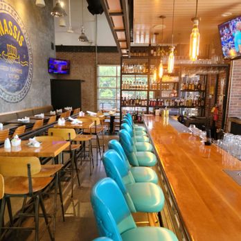 Onassis Greek Taphouse + Kitchen - Very nice setting for Greek / Mediterranean, and a full bar - Greek Near Me - Rockwall, Texas Onassis Greek Taphouse + Kitchen - Very nice setting for Greek / Mediterranean, and a full bar - Greek Near Me - Rockwall, Texas