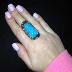 Sunshine Nails & Spa - Shellac over gel by Tina - my favorite Shellac color!!