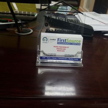 First Source Insurance Agency - Business cards - Mortgage Brokers Near Me - Westminster, California
