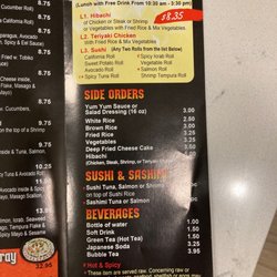 Hibachi Express New Port Richey - Lunch special and sides