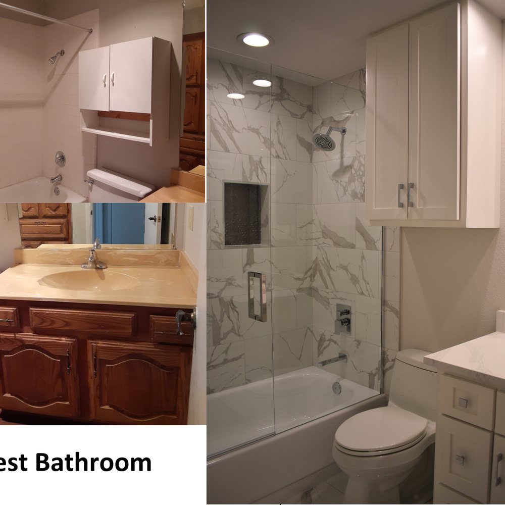Granite Design Center - Before and after remodeling - Cabinetry Near Me - Richardson, Texas Granite Design Center - Before and after remodeling - Cabinetry Near Me - Richardson, Texas