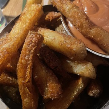 Laser Wolf - French Fries w/ Tehina Ketchup - Middle Eastern Near Me - Brooklyn, New York Laser Wolf - French Fries w/ Tehina Ketchup - Middle Eastern Near Me - Brooklyn, New York