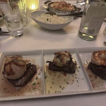Del Frisco's Double Eagle Steakhouse - Surf and Turf Filet Trio - Steakhouses Near Me - Charlotte, North Carolina