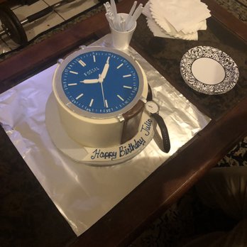 Rustika Cafe & Bakery - Customized Cake: Fossil watch Strawberry and cream cake - Bakeries Near Me - Houston, Texas Rustika Cafe & Bakery - Customized Cake: Fossil watch Strawberry and cream cake - Bakeries Near Me - Houston, Texas