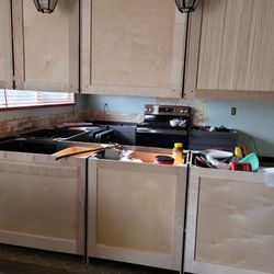 Cabinets To Go - NO BACK PANELS FOR CABINETS FACING DINING ROOM! This is what Nicole said we "weren't entitled to" EVEN THOUGH WE PAID!