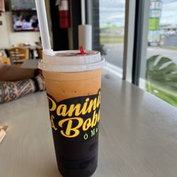 Paninis and Boba - Thai milk tea done the right way!