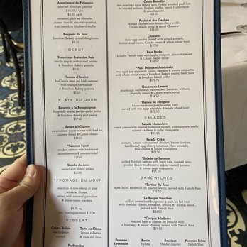 Bouchon - breakfast menu - French Near Me - Las Vegas, Nevada