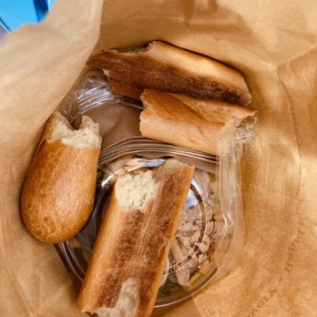 Panera Bread - Baguette tossed into the bag - Sandwiches Near Me - Folsom, California