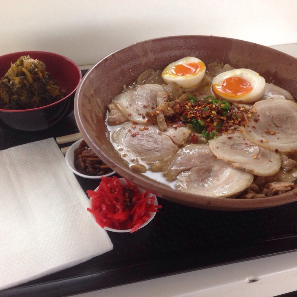 Gumshara Ramen - BBQ Pork Ramen and spiced Cabbage - Ramen Near Me - Sydney, NSW Gumshara Ramen - BBQ Pork Ramen and spiced Cabbage - Ramen Near Me - Sydney, NSW