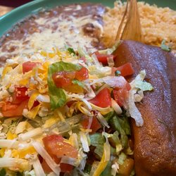 Combo Grande (Three Item) Tostada tamale enchilada
