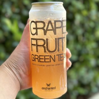 Enchanted Coffee - Grapefruit green tea! Love the nifty can! - Coffee & Tea Near Me - Brea, California Enchanted Coffee - Grapefruit green tea! Love the nifty can! - Coffee & Tea Near Me - Brea, California