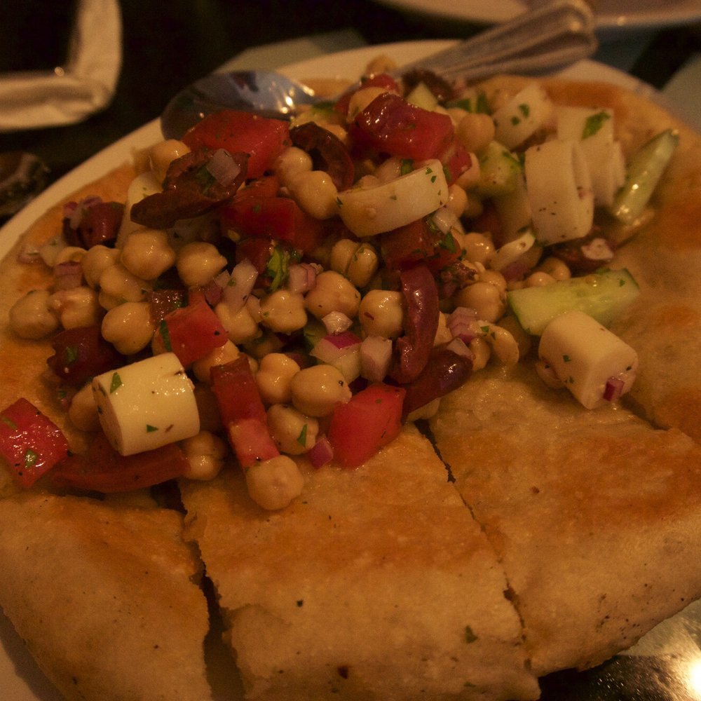 Dinamo - hearts of palm & chickpea w/ flatbread - Seafood Near Me - Richmond, Virginia Dinamo - hearts of palm & chickpea w/ flatbread - Seafood Near Me - Richmond, Virginia