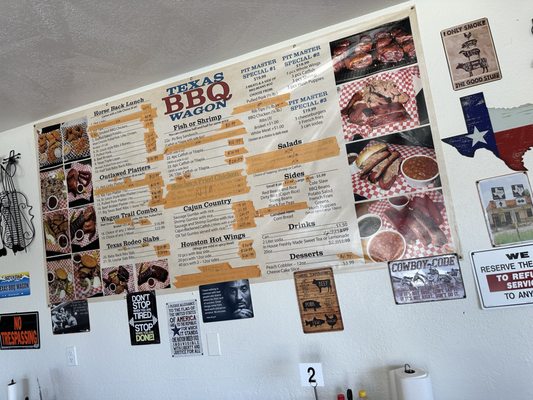 Menu photo 3 Texas BBQ Wagon Las Vegas, NV