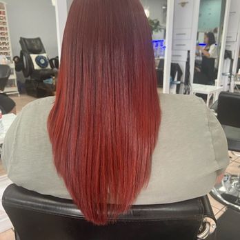 Expert Hair Do - Hair after it's gotten a Brazilian blow out - Hair Salons Near Me - Sunnyvale, California