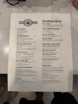Menu photo 3 Tru Bru Coffee Henderson, NV