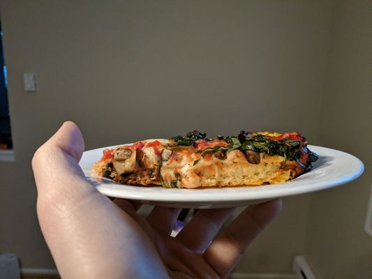 Photo of Breezy Town Pizza - Seattle, WA, US. Cross section