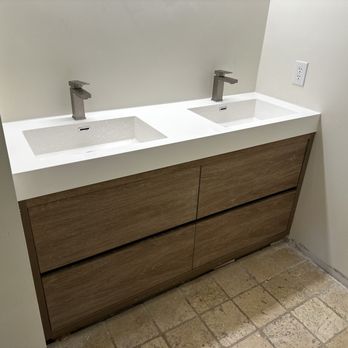 Boutins Best Construction - Custom built in vanity between the walls. - General Contractors Near Me - Essex Junction, Vermont Boutins Best Construction - Custom built in vanity between the walls. - General Contractors Near Me - Essex Junction, Vermont