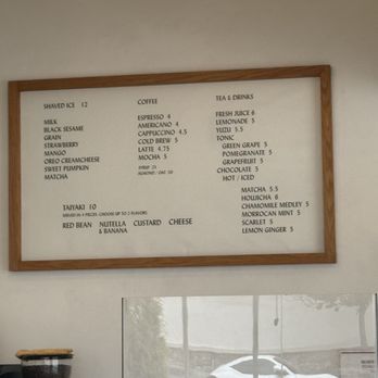 Anko - Menu as of March 2024 - Desserts Near Me - Los Angeles, California