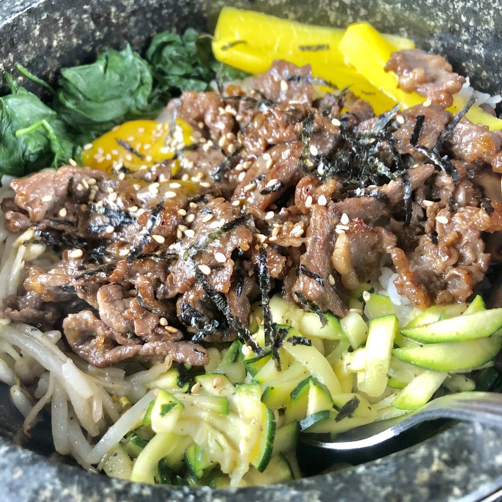 Bonchon - Bibimbap with Bulgogi - Korean Near Me - Glenview, Illinois