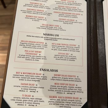 SOL Mexican Cocina - Menu p1 (January 2026) - Mexican Near Me - Irvine, California