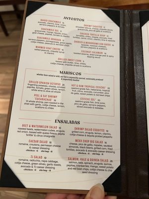 Menu photo 5 SOL Mexican Cocina Irvine, CA