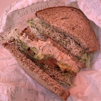 Health Nut - Tuna Avocado Sandwich - Salad Near Me - Culver City, California Health Nut - Tuna Avocado Sandwich - Salad Near Me - Culver City, California