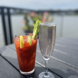 The Rum Runner - Bloody Mary & lavender Mimosa