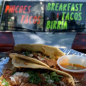 Pinches Tacos - Birria tacos (without cheese, on flour tortilla) - Tacos Near Me - Austin, Texas Pinches Tacos - Birria tacos (without cheese, on flour tortilla) - Tacos Near Me - Austin, Texas