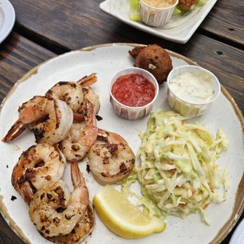 Ellis Creek Fish Camp - Grilled shrimp platter - Seafood Near Me - Charleston, South Carolina