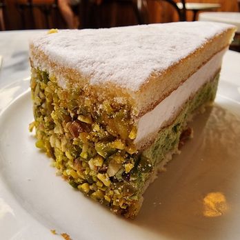 Leopold’s Book Bar & Cafe - Pistachio torte - Bookstores Near Me - Madison, Wisconsin