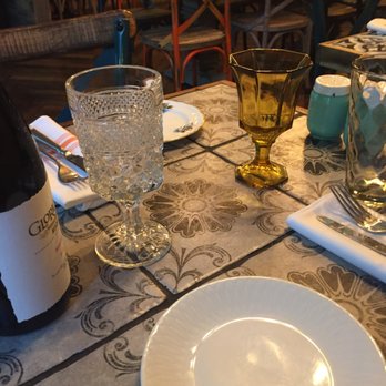 Under the Moon Cafe - Loved the different glassware, plates and silverware on all of the tables! - Tapas/Small Plates Near Me - Lambertville, New Jersey Under the Moon Cafe - Loved the different glassware, plates and silverware on all of the tables! - Tapas/Small Plates Near Me - Lambertville, New Jersey